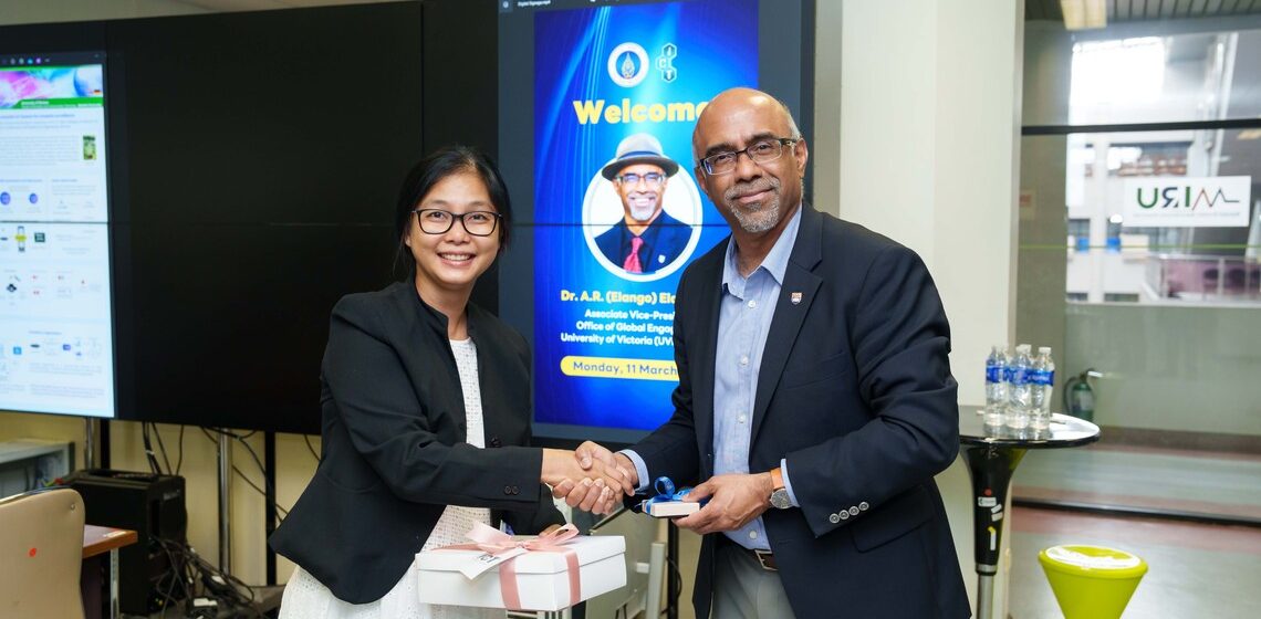 คณะ ICT ม.มหิดล (ICT Mahidol) ให้การต้อนรับอาคันตุกะจาก University of Victoria ประเทศแคนาดา ในโอกาสเข้าเยี่ยมชมคณะ และหารือความร่วมมือด้านการวิจัย