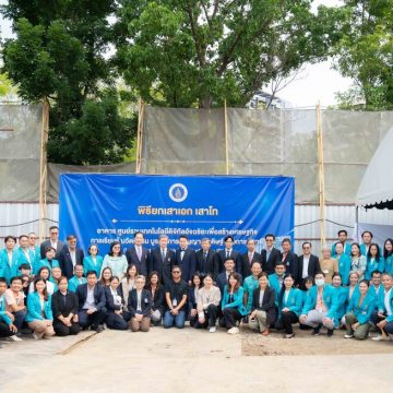 คณะ ICT ม.มหิดล (ICT Mahidol) จัดพิธียกเสาเอก เสาโท อาคาร ศูนย์รวมเทคโนโลยีดิจิทัลอัจฉริยะเพื่อสร้างเศรษฐกิจ การเรียนรู้ นวัตกรรม บูรณาการ ปัญญาประดิษฐ์ เพื่อการแพทย์ (Intelligent Digital Hub in Medicine: IDHM)