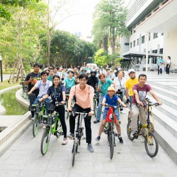 ทีมสร้างสุขฯ คณะ ICT ม.มหิดล (ICT Mahidol) จัดกิจกรรม “จักก้า แรลลี่เลิฟ – ปั่นสุข ปั่นสนุก”