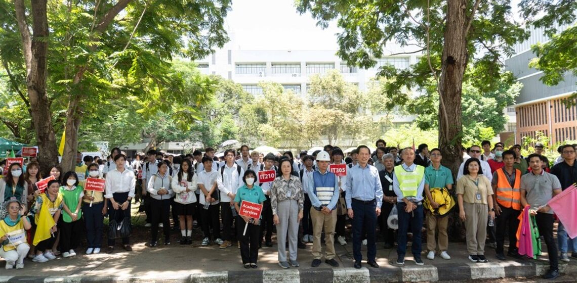 คณะ ICT ม.มหิดล (ICT Mahidol) จัดกิจกรรมฝึกซ้อมอพยพหนีไฟ ประจำปี 2568
