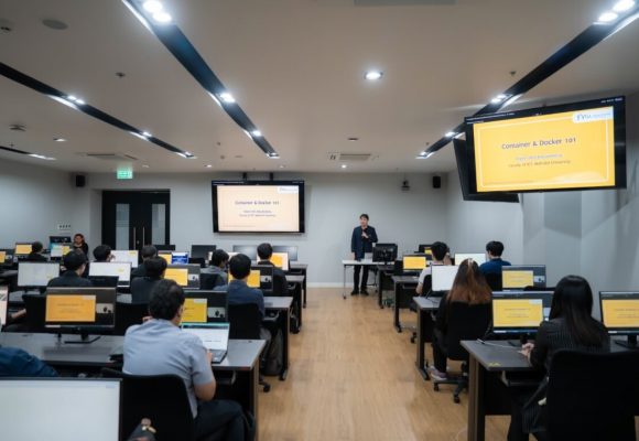 อาจารย์คณะ ICT ม.มหิดล (ICT Mahidol) ได้รับเชิญเป็นวิทยากรในโครงการอบรมเชิงปฏิบัติการเครือข่ายผู้ดูแลและพัฒนาเว็บไซต์ มหาวิทยาลัยมหิดล หลักสูตร “Containerize Everything”