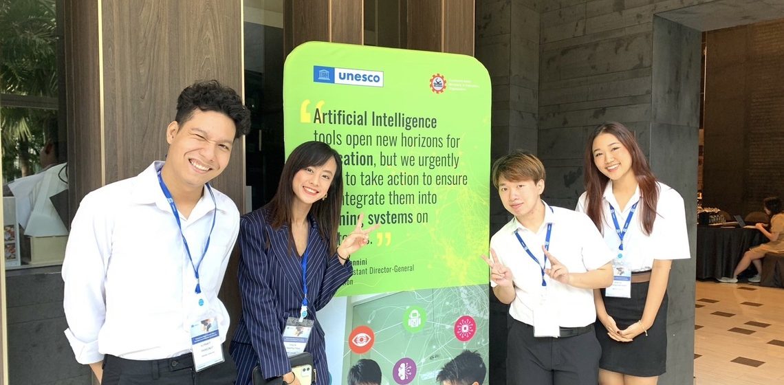 ICT Mahidol instructor and students participated in the academic conference on AI titled “Empowering Minds: A Round Table on Generative AI and Education in Asia Pacific”