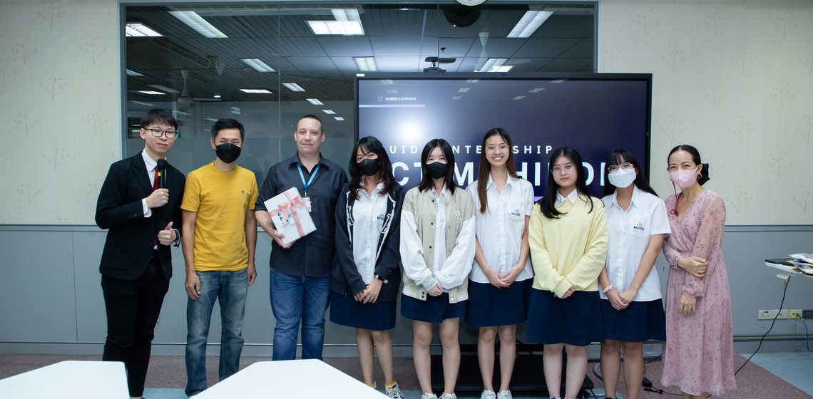 ICT Mahidol organized an event to review the learning outcomes of an internship project undertaken by students from the Mahidol University International Demonstration School (MUIDS Capstone Project), academic year 2023