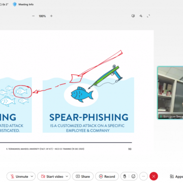 ICT Mahidol organized a hands-on training program titled “Certified in Cybersecurity (CC), Batch 2”