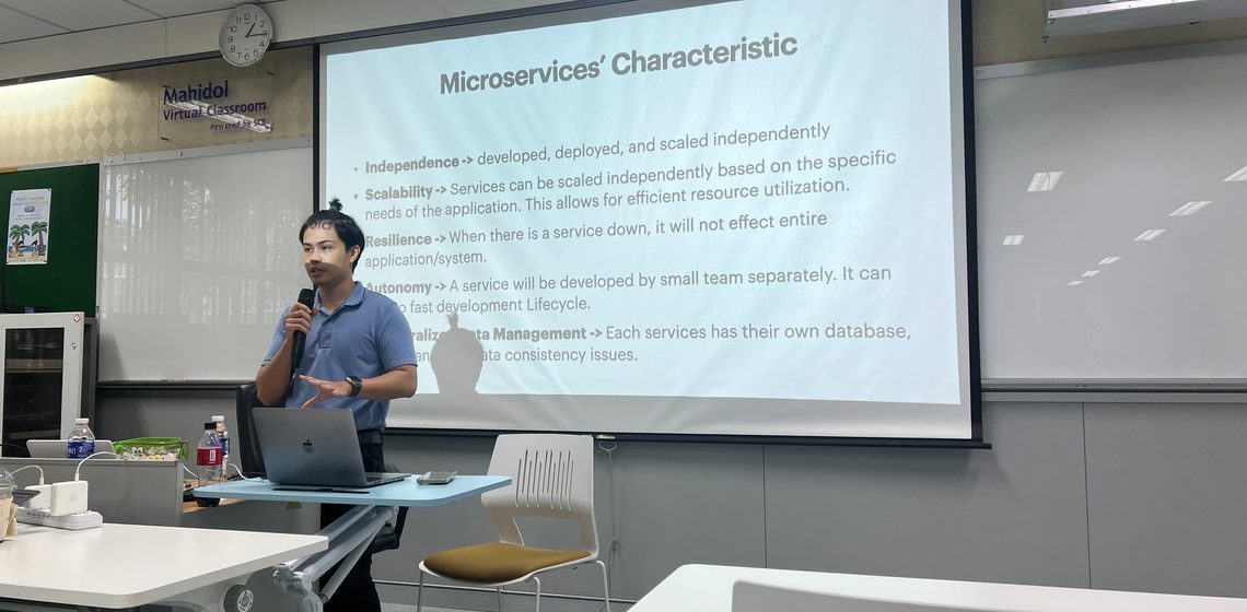 ICT Mahidol organized a special talk on “Introduction to Microservices and Web 3.0”