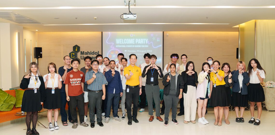 ICT Mahidol organized the “Welcome Party: International Students, Academic Year 2024”