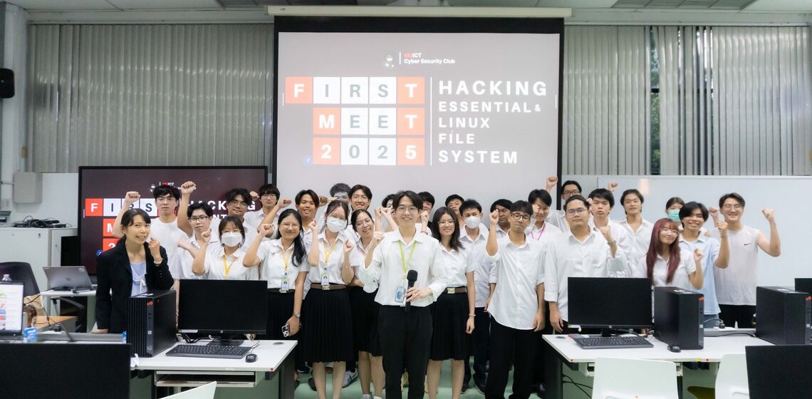 ICT Mahidol and MUEG Cybersecurity Clubs hosted a workshop on “Hacking Essential & Linux File System”