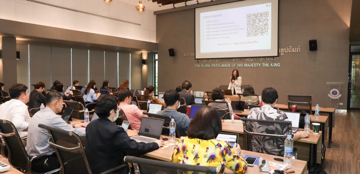 24.02.2025_Enhancing-Education-with-Prompt-Engineering-AI-Tools_CV ICT Mahidol instructor served as guest speaker for the workshop on “Enhancing Education with Prompt Engineering and AI Tools”