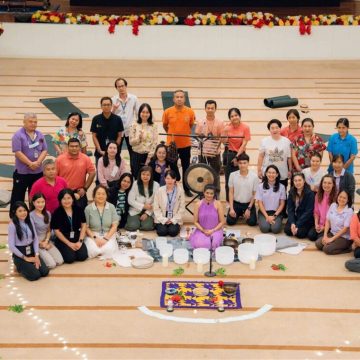 ICT Mahidol’s Happiness-Enhancing Team Organized “Take A Break to Refresh with Sound Bath”