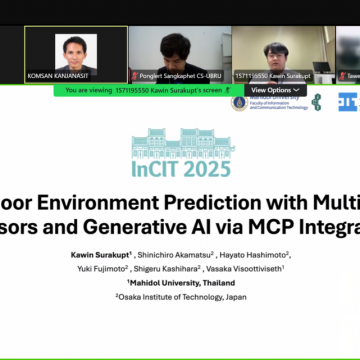 13.11.25 InCIT2025_CV ICT Mahidol student presented a research paper at the 9th International Conference on Information Technology (InCIT2025)
