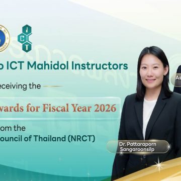 ICT Mahidol Faculty Members Received the National Research Award for Fiscal Year 2026 from the National Research Council of Thailand (NRCT)