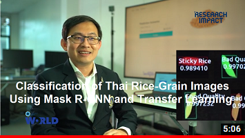 Classification of Thai Rice-Grain Images Using Mask R-CNN and Transfer Learning -Research Impact